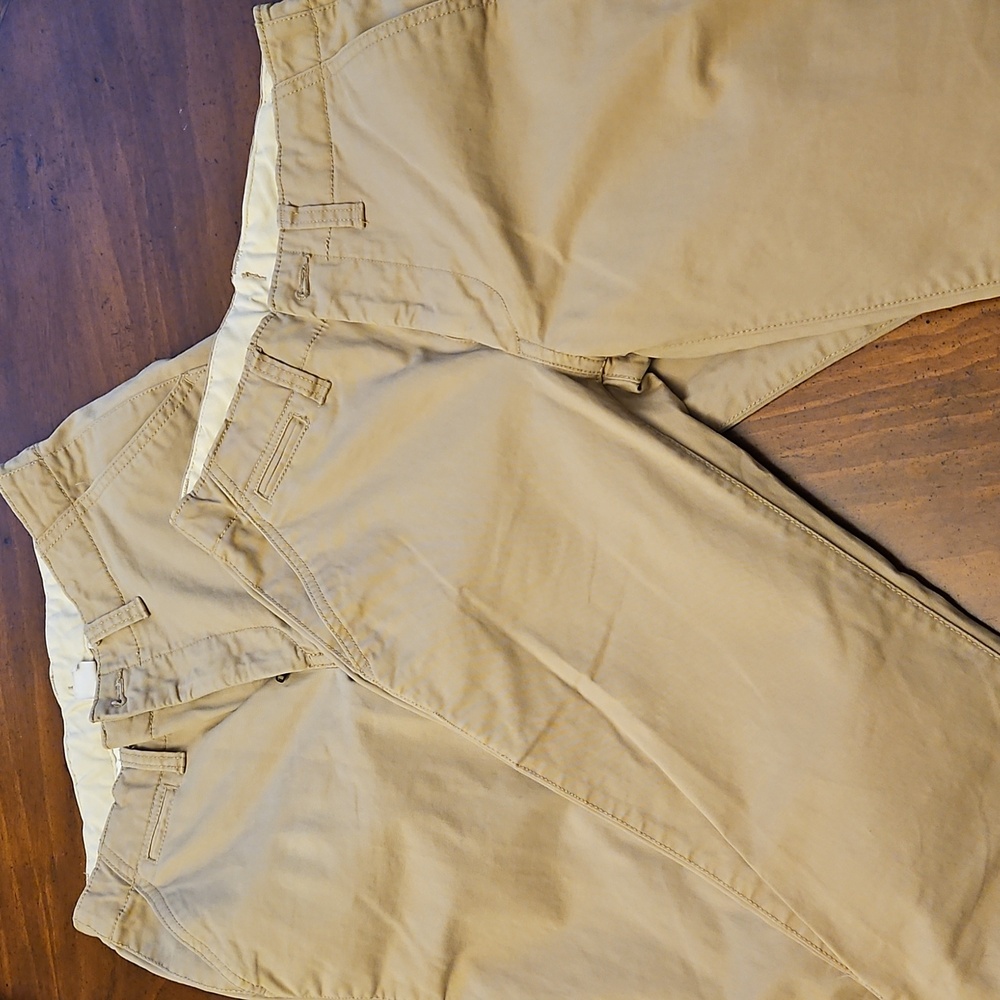 2 Pair GAP Kids Khaki Pants, 16 Slim